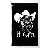 Meowdy Texas Cat Meme Golf Towel