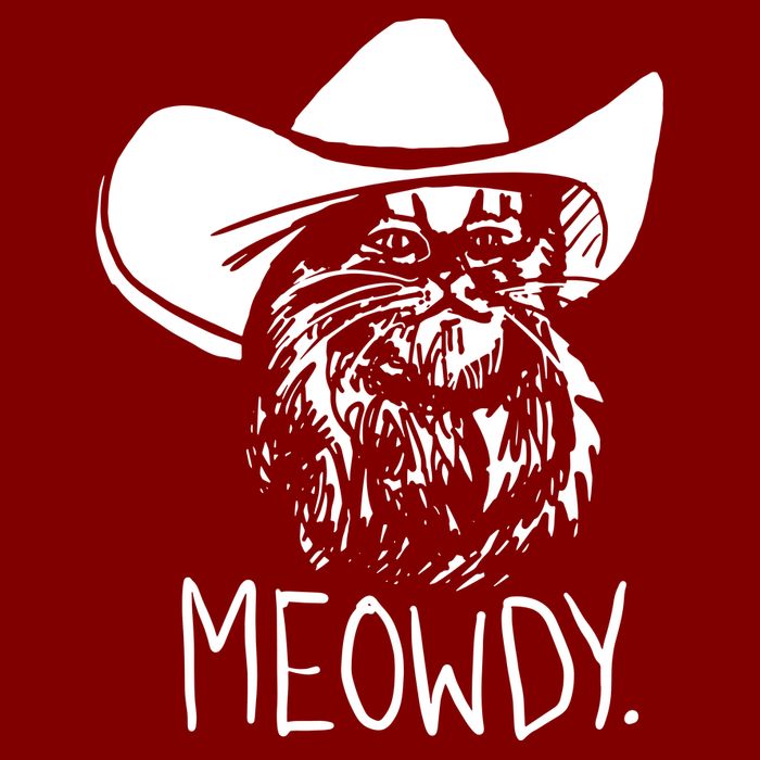 Meowdy Texas Cat Meme Cooling Performance Crew T-Shirt
