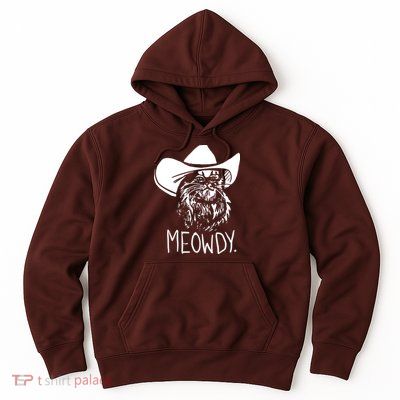 Meowdy Texas Cat Meme Hoodie