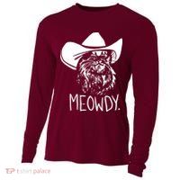 Meowdy Texas Cat Meme Cooling Performance Long Sleeve Crew