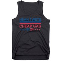 Mean Tweets Cheap Gas Retro Style Graphic Tank Top