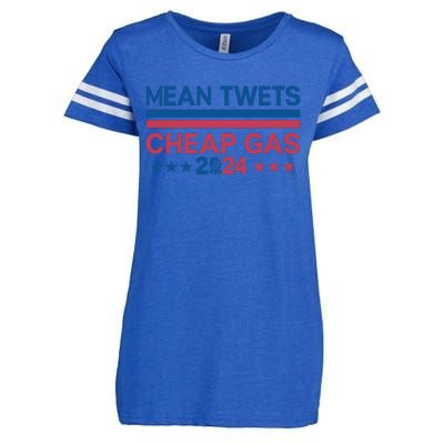 Mean Tweets Cheap Gas Retro Style Graphic Enza Ladies Jersey Football T-Shirt