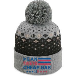 Mean Tweets Cheap Gas 2024 Graphic The Baniff Cuffed Pom Beanie