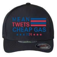 Mean Tweets Cheap Gas 2024 Graphic Flexfit Unipanel Trucker Cap