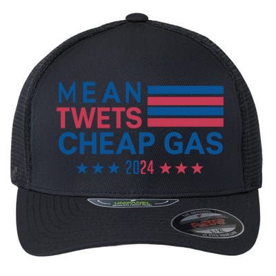 Mean Tweets Cheap Gas 2024 Graphic Flexfit Unipanel Trucker Cap