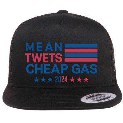 Mean Tweets Cheap Gas 2024 Graphic Flatbill Hat