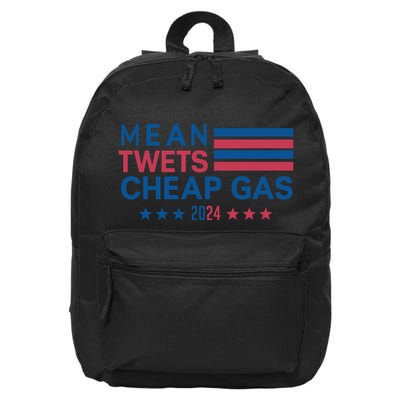 Mean Tweets Cheap Gas 2024 Graphic 16 in Basic Backpack