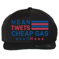 Mean Tweets Cheap Gas 2024 Graphic Wool Snapback Cap