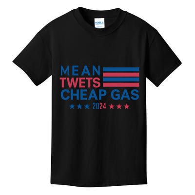 Mean Tweets Cheap Gas 2024 Graphic Kids T-Shirt