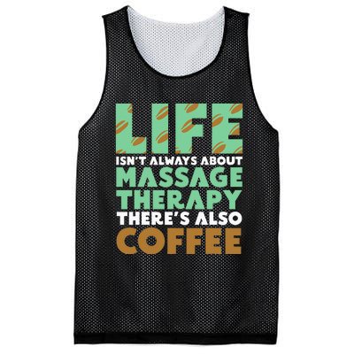 Massage Therapist Coffee & Massage Therapy Mesh Reversible Basketball Jersey Tank