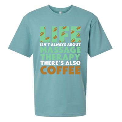 Massage Therapist Coffee & Massage Therapy Sueded Cloud Jersey T-Shirt