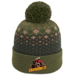 Monster Truck Crushing It The Baniff Cuffed Pom Beanie