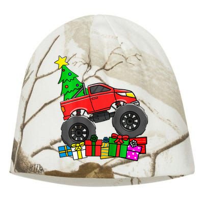 Monster Truck Christmas Tree Kati - Camo Knit Beanie