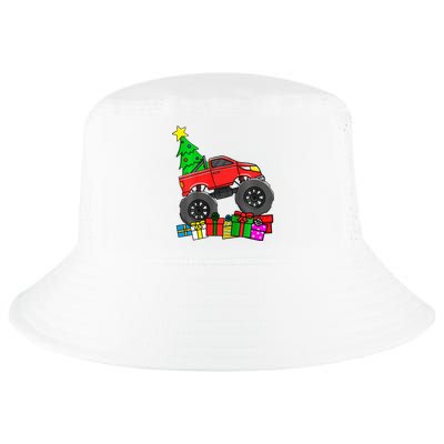 Monster Truck Christmas Tree Cool Comfort Performance Bucket Hat