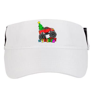 Monster Truck Christmas Tree Adult Drive Performance Visor