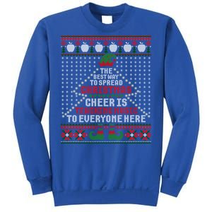 Music Teacher Christmas Cool Gift Elf Cheer Ugly Xmas Sweater Great Gift Sweatshirt