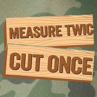 Measure Twice Cut Once Carpenter Funny Woodworking Legacy Tie Dye Trucker Hat