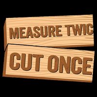 Measure Twice Cut Once Carpenter Funny Woodworking Toddler T-Shirt