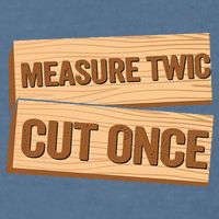 Measure Twice Cut Once Carpenter Funny Woodworking Garment-Dyed Sweatshirt