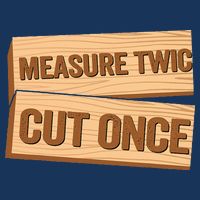 Measure Twice Cut Once Carpenter Funny Woodworking Infant Baby Jersey Bodysuit