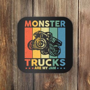 Monster Truck Car For Birthday Boy Coaster