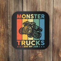 Monster Truck Car For Birthday Boy Coaster