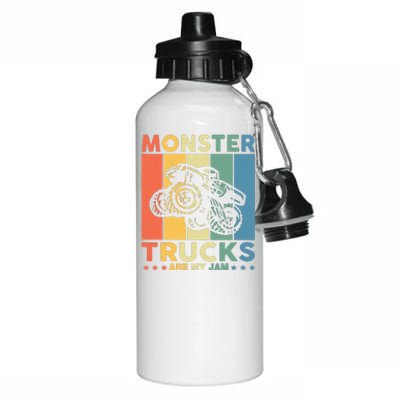 Monster Truck Car For Birthday Boy Aluminum Water Bottle