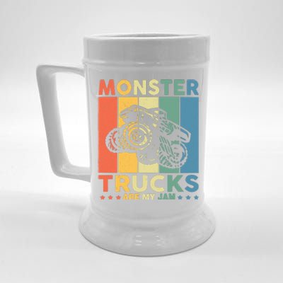 Monster Truck Car For Birthday Boy Beer Stein