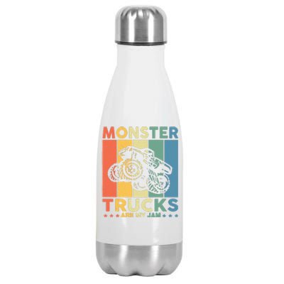 Monster Truck Car For Birthday Boy Stainless Steel Insulated Water Bottle