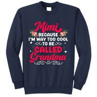 Mimi Too Cool To Called Grandma Mothers Day Grandmother Sweatshirt