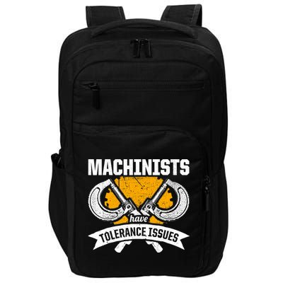 Machinist Tolerance CNC Machine Operator Machining Impact Tech Backpack