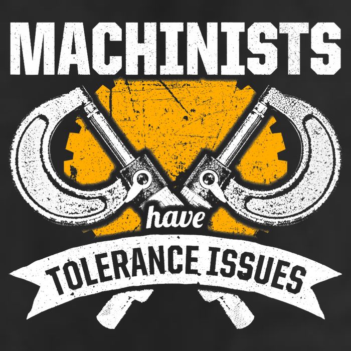 Machinist Tolerance CNC Machine Operator Machining Crop Fleece Hoodie
