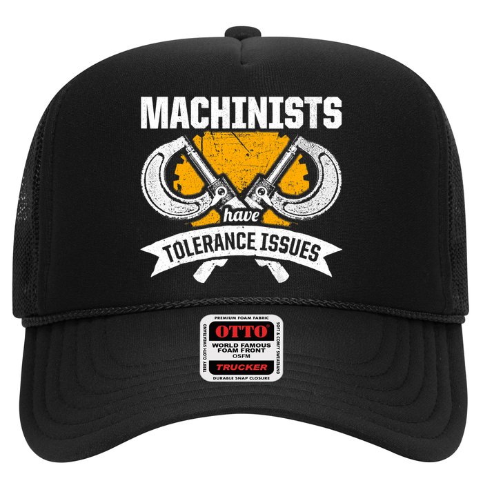Machinist Tolerance CNC Machine Operator Machining Trucker Hat