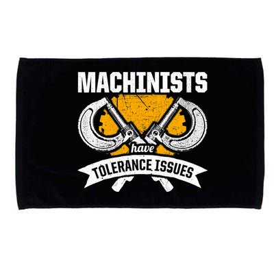 Machinist Tolerance CNC Machine Operator Machining Microfiber Hand Towel