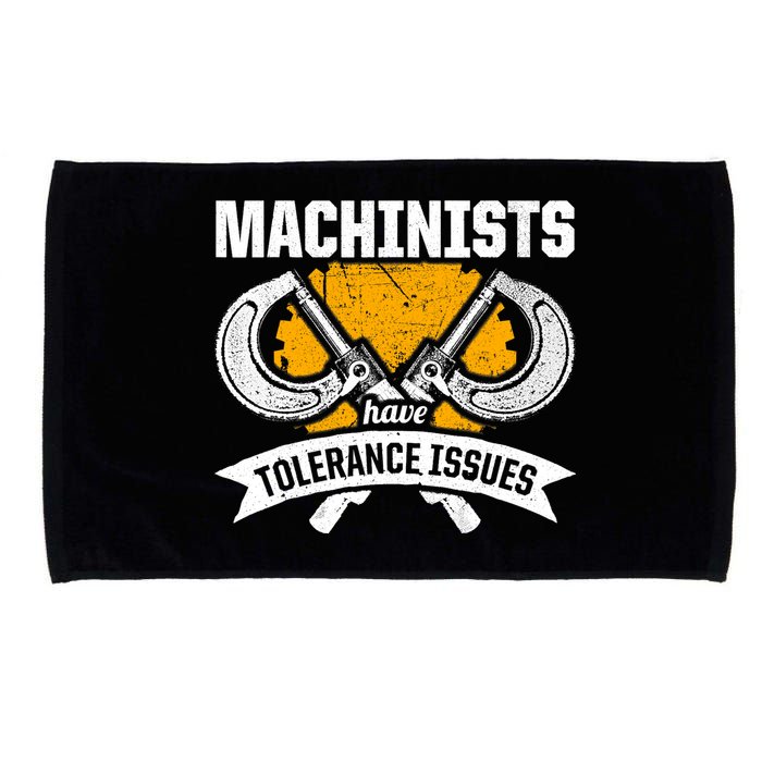 Machinist Tolerance CNC Machine Operator Machining Microfiber Hand Towel