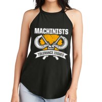 Machinist Tolerance CNC Machine Operator Machining Women's Perfect Tri Rocker Tank