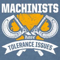Machinist Tolerance CNC Machine Operator Machining Garment-Dyed Sweatshirt