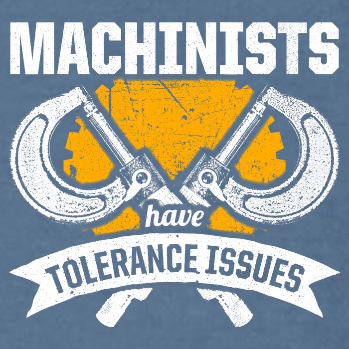 Machinist Tolerance CNC Machine Operator Machining Garment-Dyed Sweatshirt