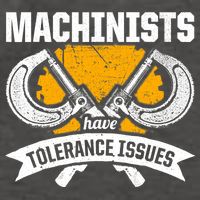 Machinist Tolerance CNC Machine Operator Machining Vector Backpack
