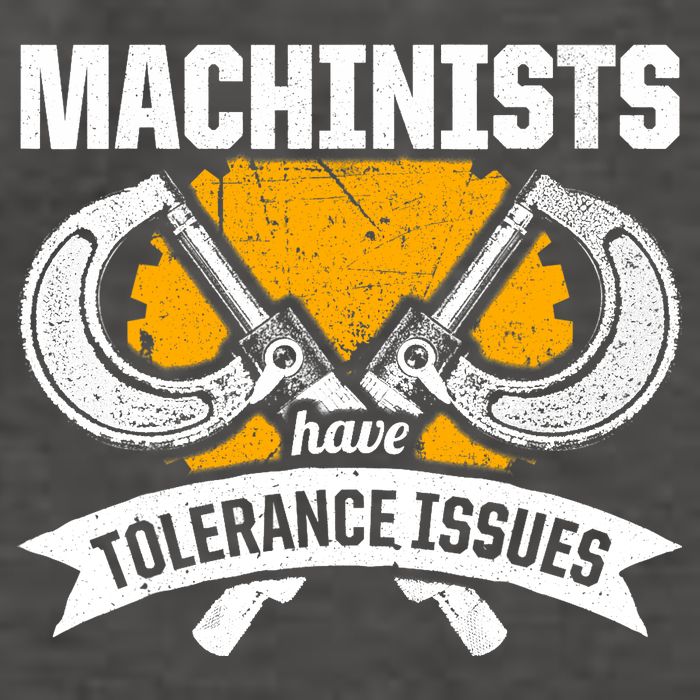 Machinist Tolerance CNC Machine Operator Machining Vector Backpack