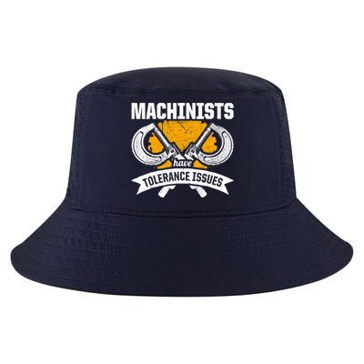 Machinist Tolerance CNC Machine Operator Machining Cool Comfort Performance Bucket Hat