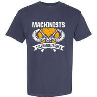 Machinist Tolerance CNC Machine Operator Machining Garment-Dyed Heavyweight T-Shirt