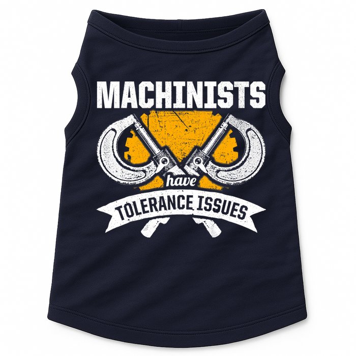 Machinist Tolerance CNC Machine Operator Machining Doggie Tank