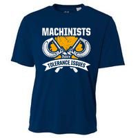 Machinist Tolerance CNC Machine Operator Machining Cooling Performance Crew T-Shirt