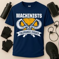 Machinist Tolerance CNC Machine Operator Machining Performance Shirt