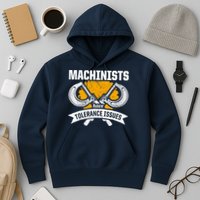 Machinist Tolerance CNC Machine Operator Machining Hoodie