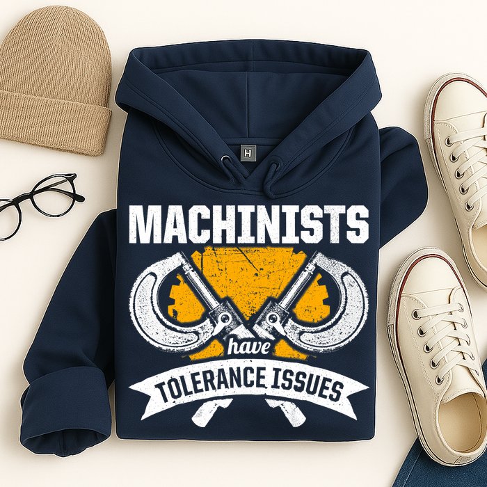 Machinist Tolerance CNC Machine Operator Machining Hoodie