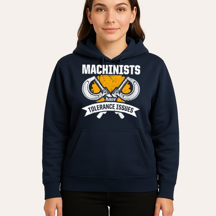 Machinist Tolerance CNC Machine Operator Machining Hoodie