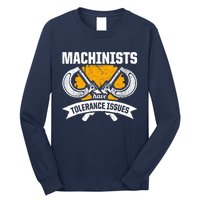 Machinist Tolerance CNC Machine Operator Machining Long Sleeve Shirt