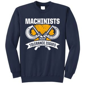 Machinist Tolerance CNC Machine Operator Machining Sweatshirt